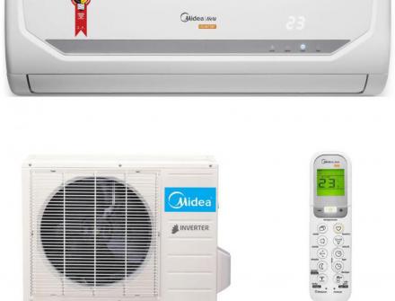 Ar Condicionado Split Inverter Midea Liva 9000 BTUs Frio em Guarantã do Norte MT