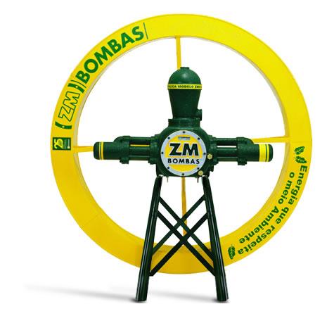 BOMBAS ZM ACIONADAS POR RODA D'ÁGUA 