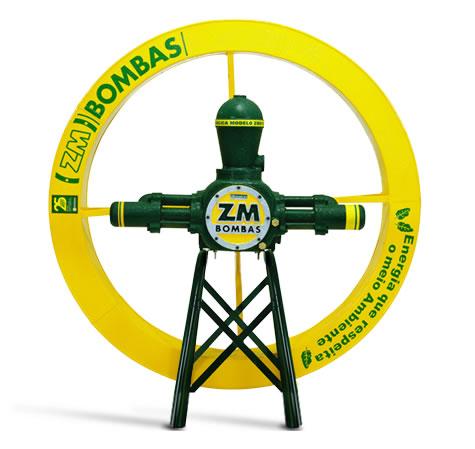 BOMBAS ZM ACIONADAS POR RODA D'ÁGUA 
