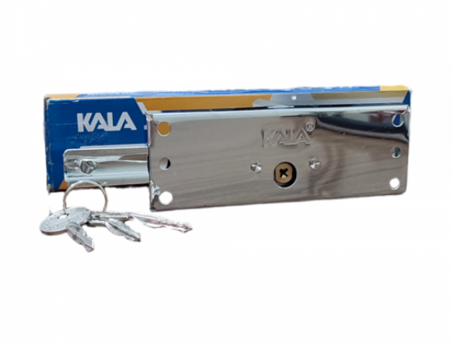 FECHADURA PERFIL ESTREITO BOLA E ALAVANCA (PORTA DE FERRO)