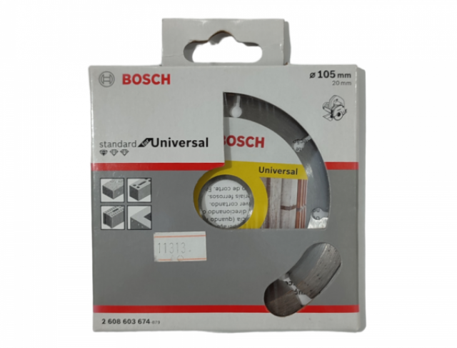 DISCO DIAMANTADO STANDARD SEG. 105MM