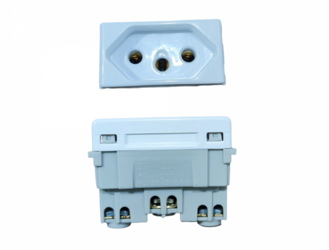 TOMADA MODULO 2P+T 10A BR LUX/LIZ