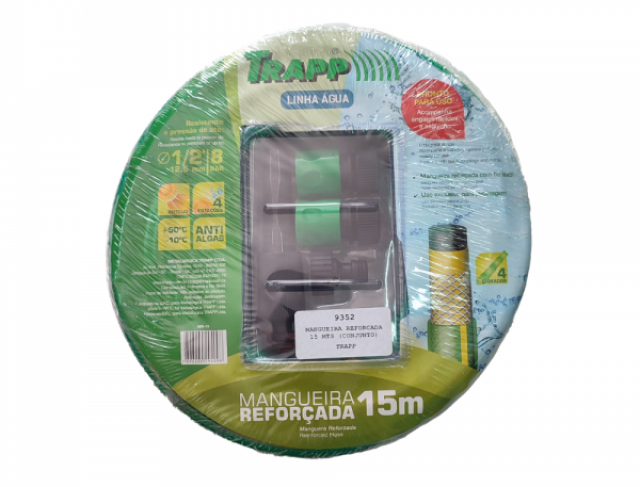 MANGUEIRA REFORCADA 15 MTS (CONJUNTO)
