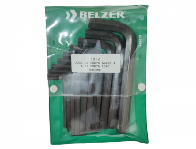 JOGO DE CHAVE ALLEN 10 PEÇAS 4.0MM X 14MM