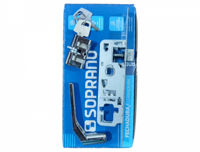 FECHADURA POPLINE PERFIL ESTREITO (PORTA DE FERRO)