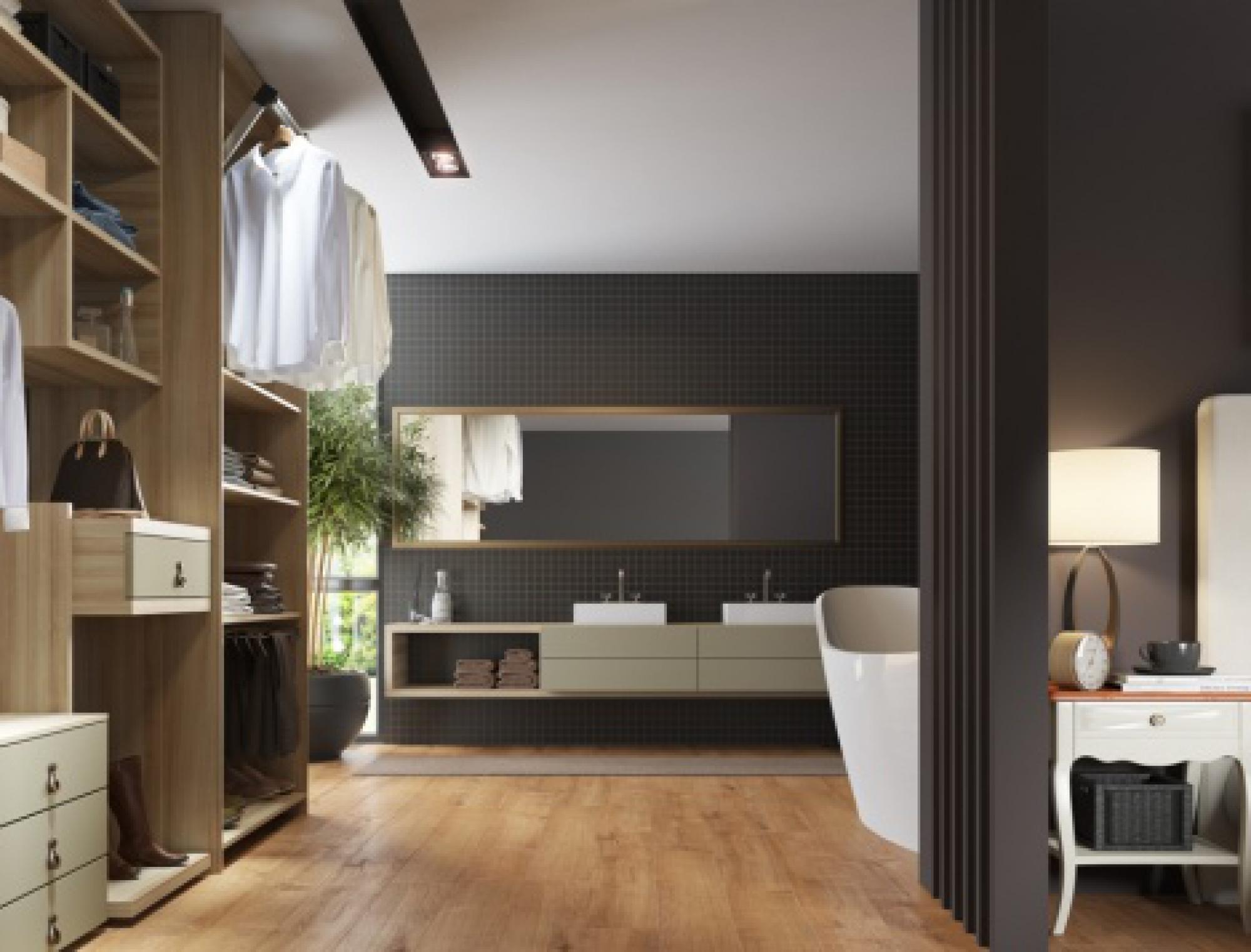 Dormitório com closet