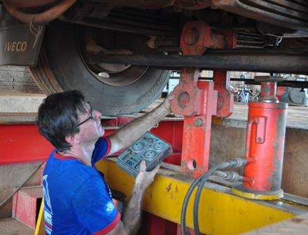 Troca de terminais de direção 